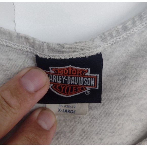 VTG 90s Harley-Davidson Visalia California Eagle Mountain Tank T-Shirt Men XL - Picture 4 of 10